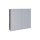 Dřevojas - Mobile da bagno con specchio NEXI 80x68 cm rovere scuro
