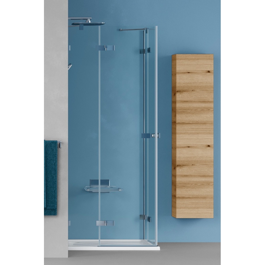 Dřevojas - Mobile da bagno sospeso ZYLO 35x155 cm in rovere