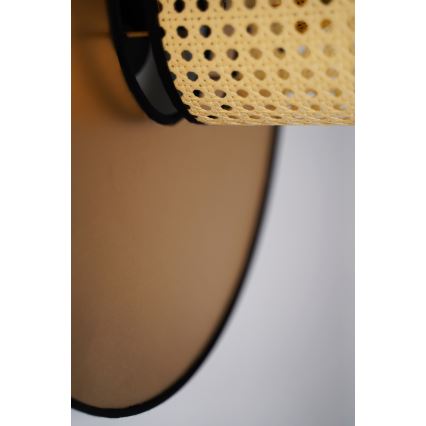 Duolla - Applique TOKYO RATTAN 1xE27/15W/230V diametro 50 cm oro/rattan