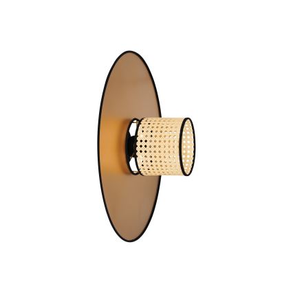 Duolla - Applique TOKYO RATTAN 1xE27/15W/230V diametro 50 cm oro/rattan