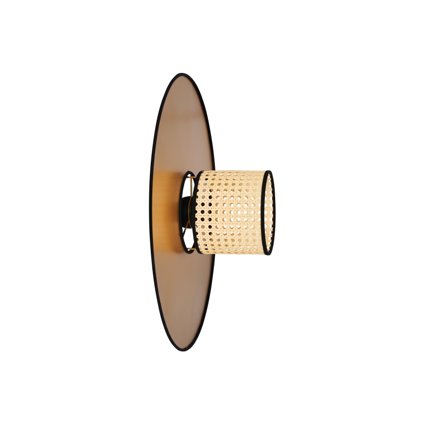 Duolla - Applique TOKYO RATTAN 1xE27/15W/230V diametro 50 cm oro/rattan