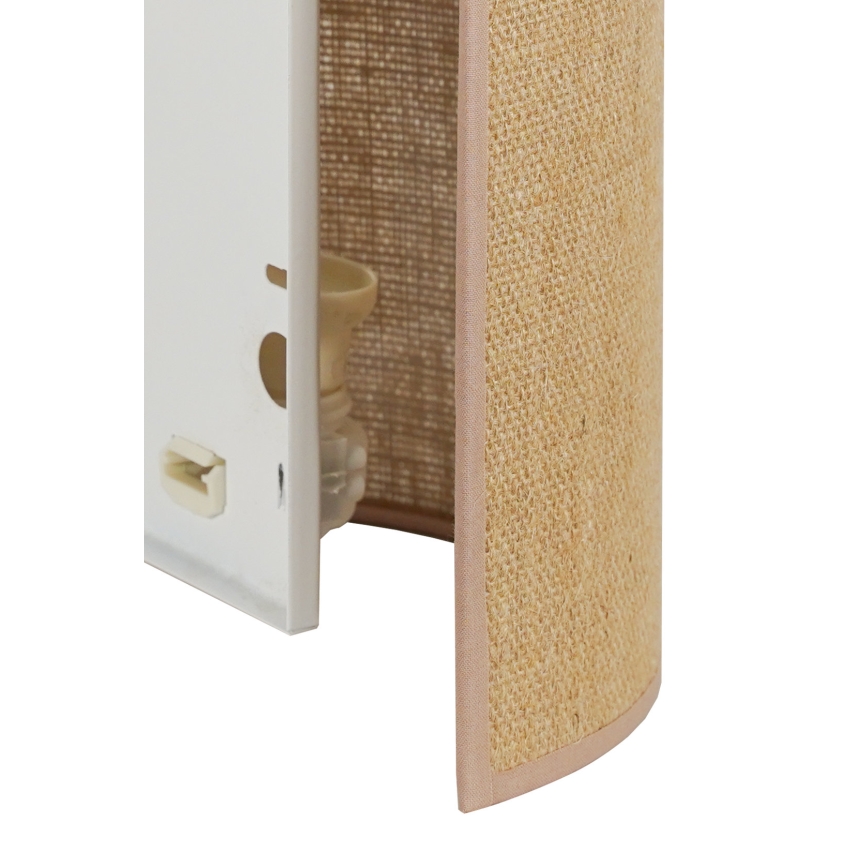 Duolla - Applique YUTE 1xE27/15W/230V diametro 20 cm marrone