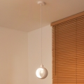Duolla - Lampada a sospensione su cavo IRONLINE 1xE27/15W/230V bianco