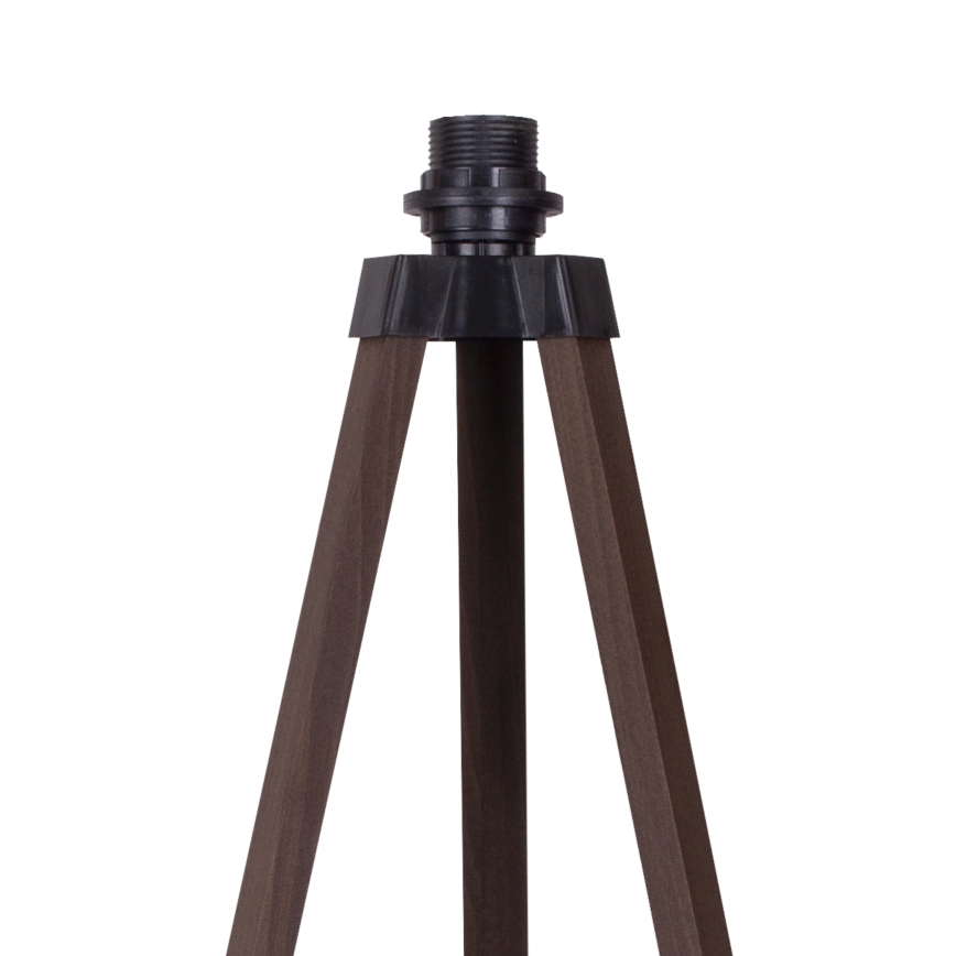Duolla - Lampada con piedistallo 1xE27/60W/230V diametro 44 cm beige/marrone