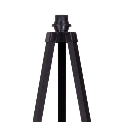 Duolla - Lampada con piedistallo 1xE27/60W/230V diametro 44 cm beige/wenge