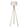 Duolla - Lampada con piedistallo 1xE27/60W/230V diametro 44 cm color crema/beige
