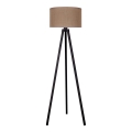 Duolla - Lampada con piedistallo 1xE27/60W/230V diametro 44 cm marrone/wenge