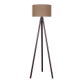Duolla - Lampada con piedistallo 1xE27/60W/230V diametro 44 cm marrone/wenge