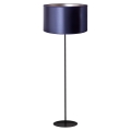Duolla - Lampada con piedistallo CANNES 1xE27/15W/230V 45 cm viola/argento/nero