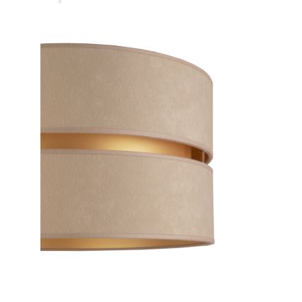 Duolla - Lampada con piedistallo DUO 1xE27/60W/230V diametro 44 cm beige/bianco