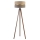 Duolla - Lampada con piedistallo DUO 1xE27/60W/230V diametro 44 cm beige/grigio/wenge