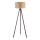 Duolla - Lampada con piedistallo DUO 1xE27/60W/230V diametro 44 cm beige/marrone