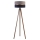 Duolla - Lampada con piedistallo DUO 1xE27/60W/230V diametro 44 cm grigio/blu/wenge
