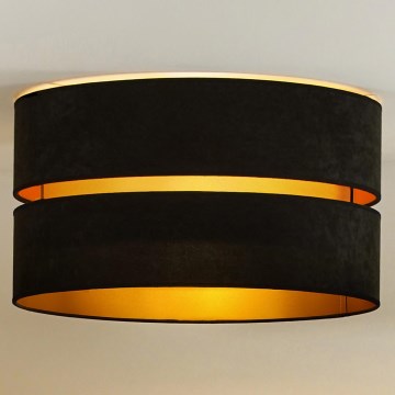 Duolla - Lampada da soffitto DUO 1xE27/40W/230V diam. 40 cm nero/oro
