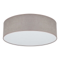 Duolla - Lampada da soffitto LED CORTINA LED/26W/230V diam. 45 cm 4000K marrone