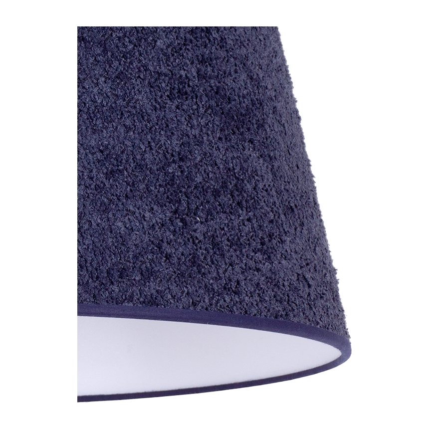Duolla - Lampada da tavolo BOUCLE 1xE27/15W/230V diametro 28 cm blu/legno