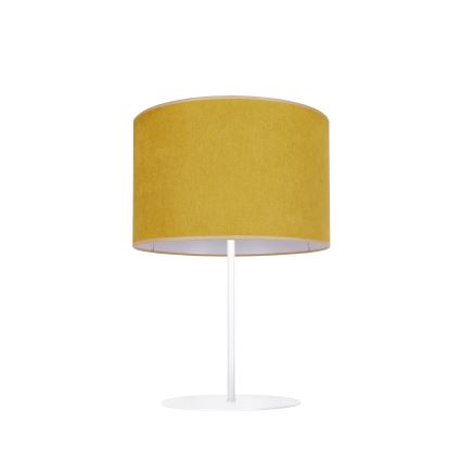 Duolla - Lampada da tavolo BRISTOL 1xE14/15W/230V diametro 17,5 cm giallo/bianco