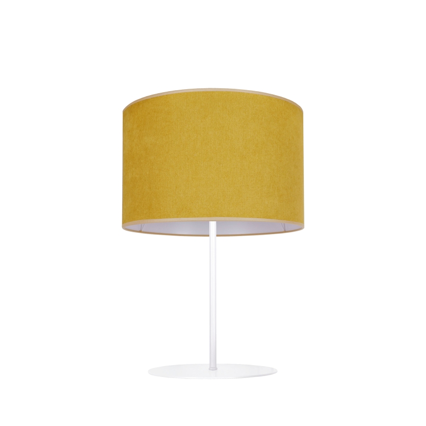 Duolla - Lampada da tavolo BRISTOL 1xE14/15W/230V diametro 17,5 cm giallo/bianco