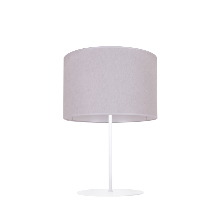 Duolla - Lampada da tavolo BRISTOL 1xE14/15W/230V diametro 17,5 cm grigio/bianco