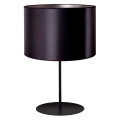 Duolla - Lampada da tavolo CANNES 1xE14/15W/230V 20 cm nero/argento