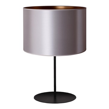 Duolla - Lampada da tavolo CANNES 1xE14/15W/230V diametro 20 cm argento/rame/nero