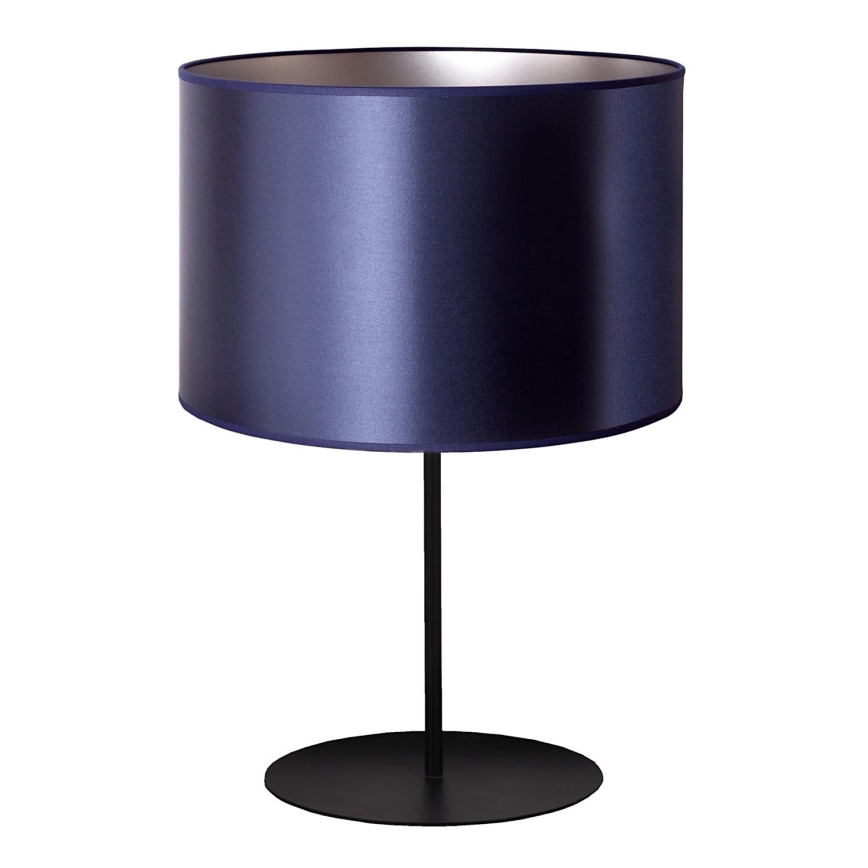 Duolla - Lampada da tavolo CANNES 1xE14/15W/230V diametro 20 cm blu/argento/nero