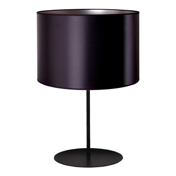 Duolla - Lampada da tavolo CANNES 1xE14/15W/230V diametro 20 cm nero/argento