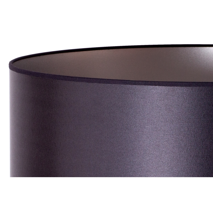 Duolla - Lampada da tavolo CANNES 1xE14/15W/230V diametro 20 cm nero/argento