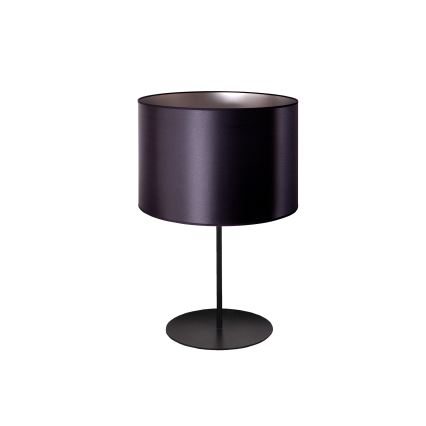 Duolla - Lampada da tavolo CANNES 1xE14/15W/230V diametro 20 cm nero/argento