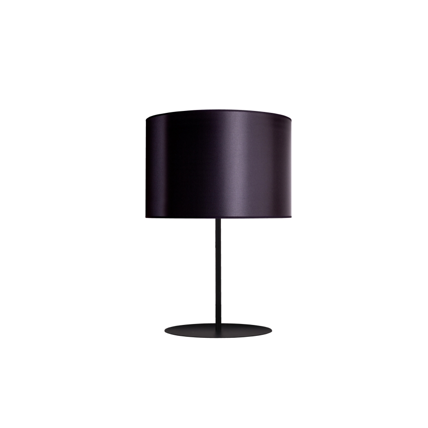 Duolla - Lampada da tavolo CANNES 1xE14/15W/230V diametro 20 cm nero/argento