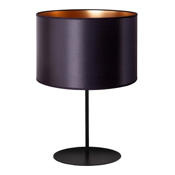 Duolla - Lampada da tavolo CANNES 1xE14/15W/230V diametro 20 cm nero/rame