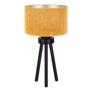 Duolla - Lampada da tavolo LYON 1xE27/15W/230V diametro 30 cm giallo
