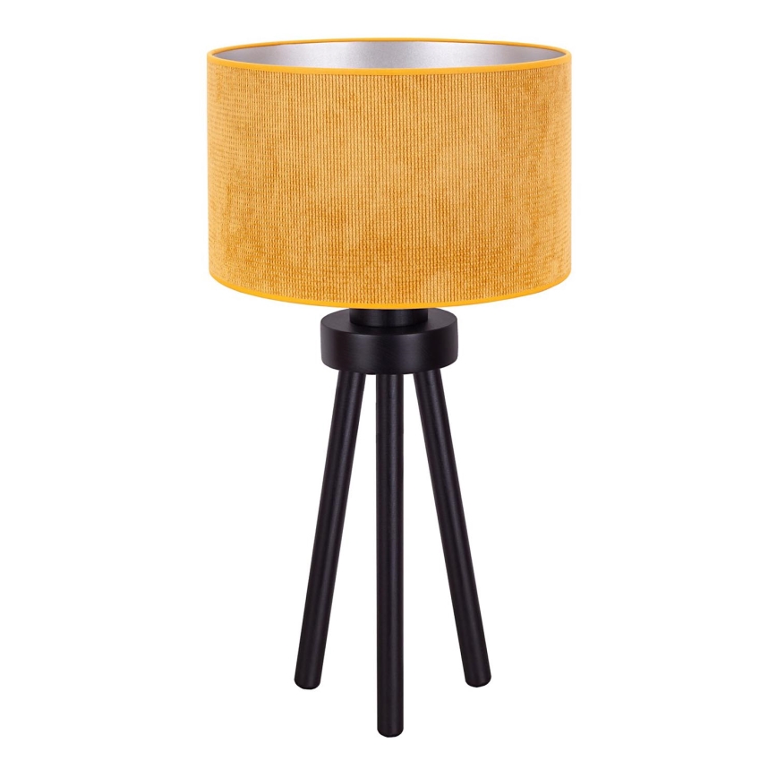 Duolla - Lampada da tavolo LYON 1xE27/15W/230V diametro 30 cm giallo