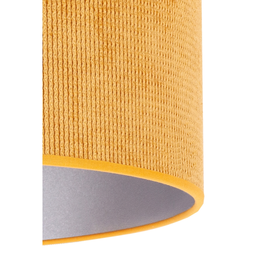Duolla - Lampada da tavolo LYON 1xE27/15W/230V diametro 30 cm giallo