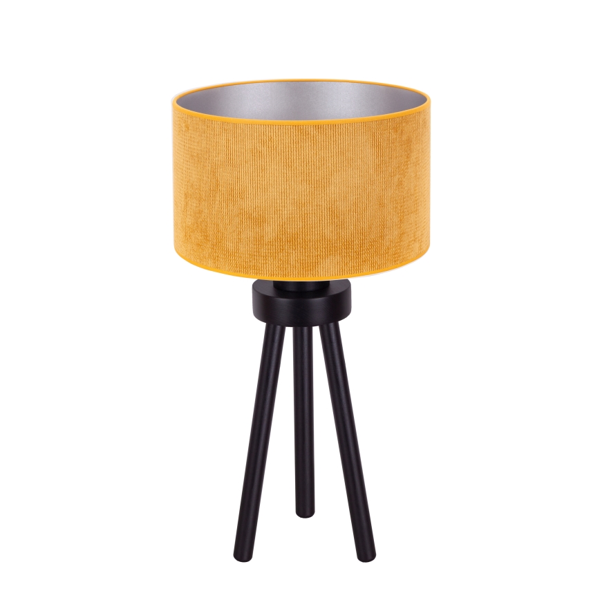Duolla - Lampada da tavolo LYON 1xE27/15W/230V diametro 30 cm giallo