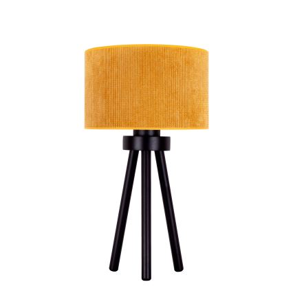 Duolla - Lampada da tavolo LYON 1xE27/15W/230V diametro 30 cm giallo