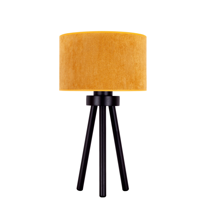Duolla - Lampada da tavolo LYON 1xE27/15W/230V diametro 30 cm giallo