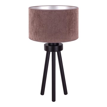 Duolla - Lampada da tavolo LYON 1xE27/15W/230V diametro 30 cm marrone