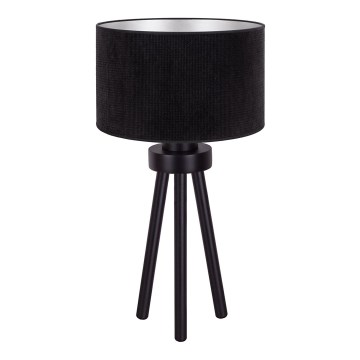 Duolla - Lampada da tavolo LYON 1xE27/15W/230V diametro 30 cm nero