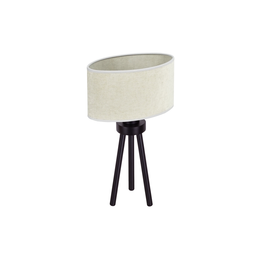 Duolla - Lampada da tavolo OVAL 1xE27/15W/230V diametro 30 cm grigio