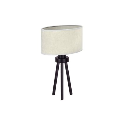 Duolla - Lampada da tavolo OVAL 1xE27/15W/230V diametro 30 cm grigio