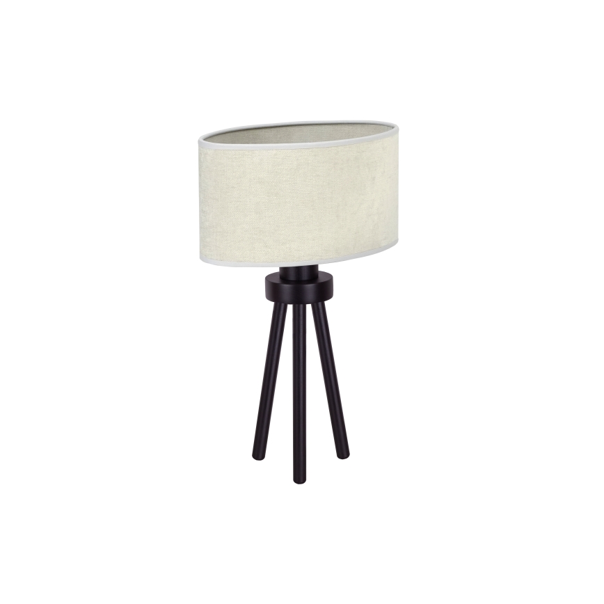 Duolla - Lampada da tavolo OVAL 1xE27/15W/230V diametro 30 cm grigio