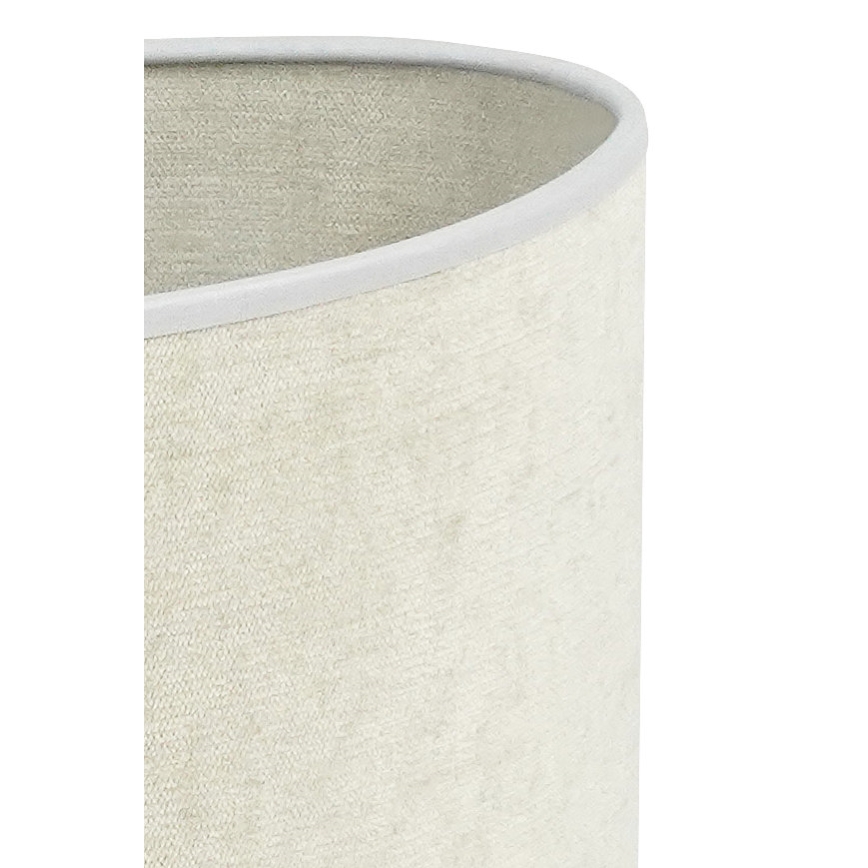 Duolla - Lampada da tavolo OVAL 1xE27/15W/230V diametro 30 cm grigio