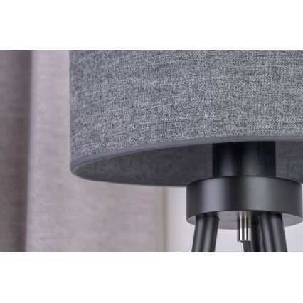 Duolla - Lampada da tavolo OVAL 1xE27/15W/230V diametro 30 cm grigio