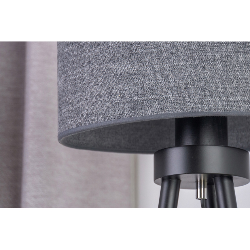 Duolla - Lampada da tavolo OVAL 1xE27/15W/230V diametro 30 cm grigio
