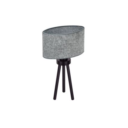 Duolla - Lampada da tavolo OVAL 1xE27/15W/230V diametro 30 cm grigio