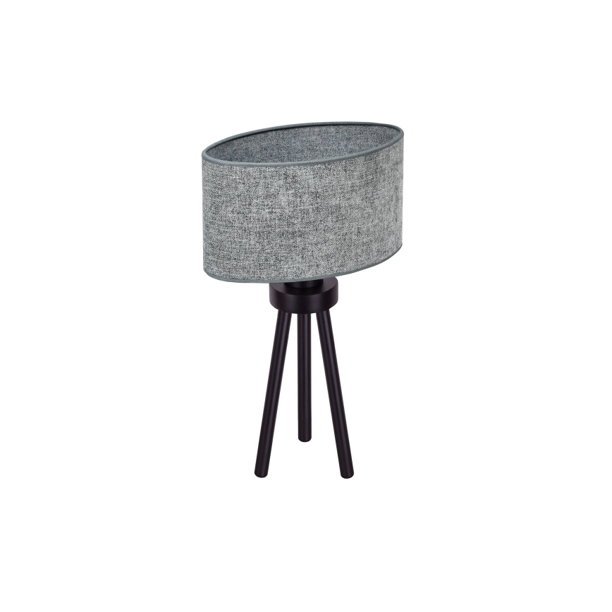 Duolla - Lampada da tavolo OVAL 1xE27/15W/230V diametro 30 cm grigio