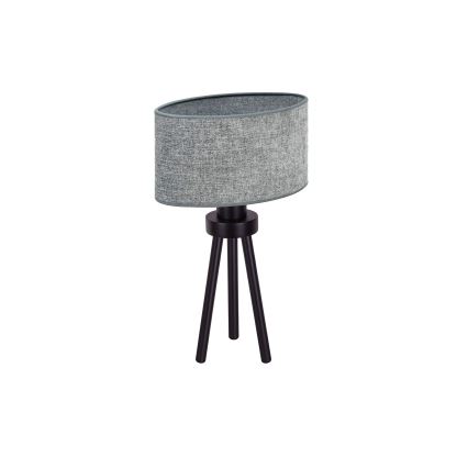 Duolla - Lampada da tavolo OVAL 1xE27/15W/230V diametro 30 cm grigio
