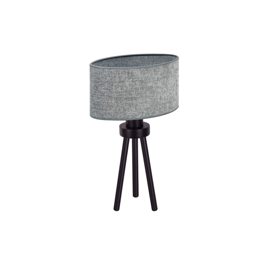 Duolla - Lampada da tavolo OVAL 1xE27/15W/230V diametro 30 cm grigio