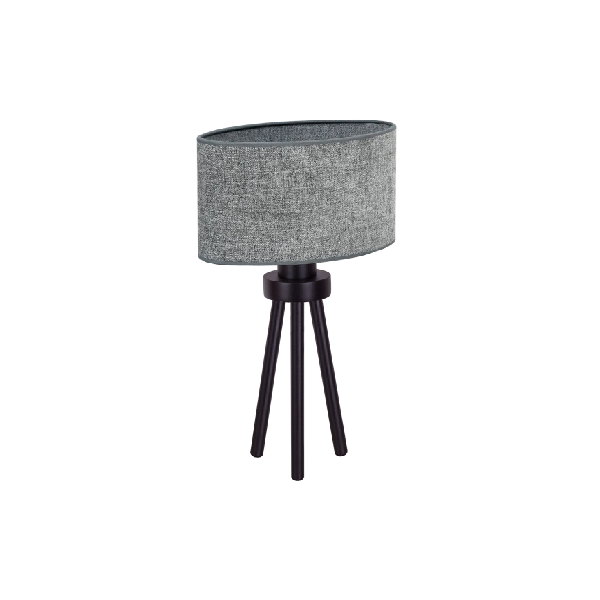 Duolla - Lampada da tavolo OVAL 1xE27/15W/230V diametro 30 cm grigio
